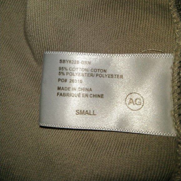 AG Adriano Goldschmied Womens Top Size Small Multicolor Short Sleeves St… - Picture 6 of 7